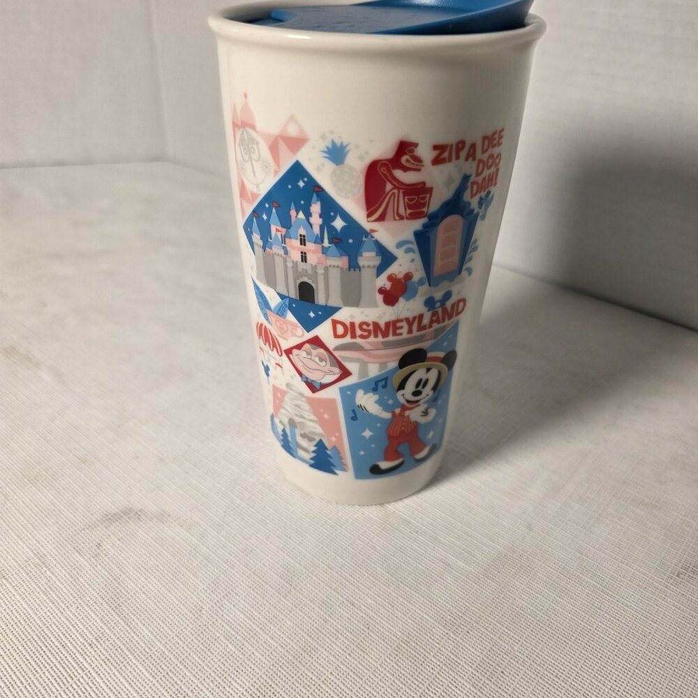 Starbucks Disney Parks Disneyland Ceramic Tumbler Exclusive Splash Mountain - Picture 8 of 8